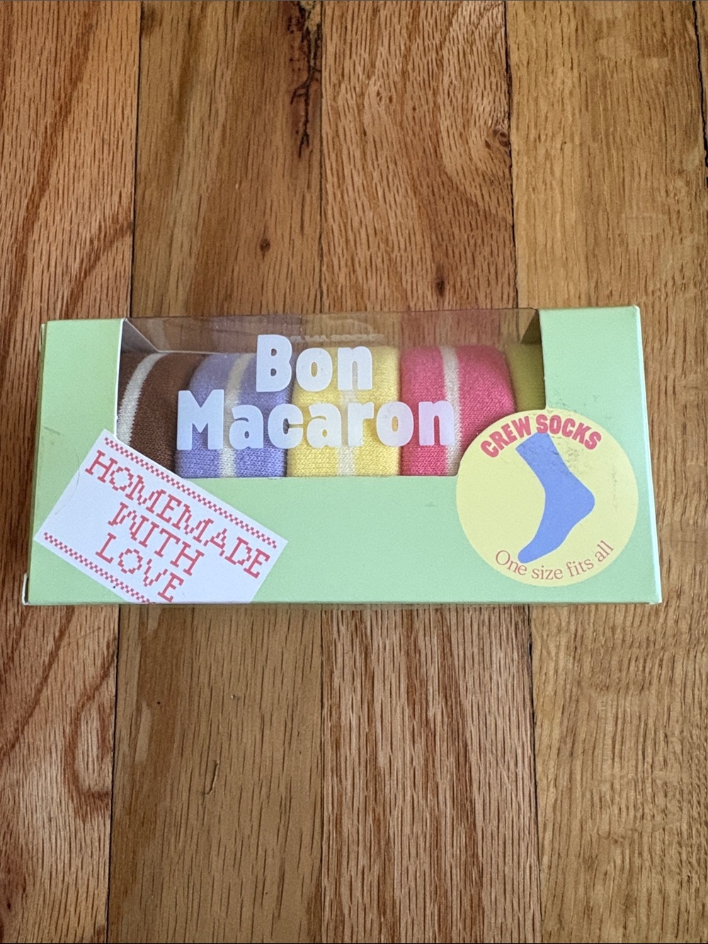 Eat My Socks *Bon Macaron Crew Socks - Pastel Macaron Colors